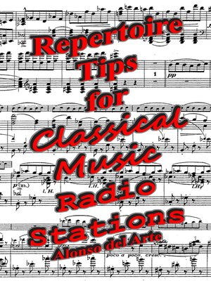 cover image of Repertoire Tips for Classical Music Radio Stations